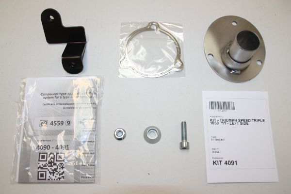 IXIL イクシル スリップオン 左右2本出し マフラー VTI チタニウム 393 mm 1.5 kg 2本 ST1050 SPEED TRIPLE