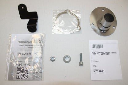 IXIL イクシル スリップオン 左右2本出し マフラー VTI チタニウム 393 mm 1.5 kg 2本 ST1050 SPEED TRIPLE