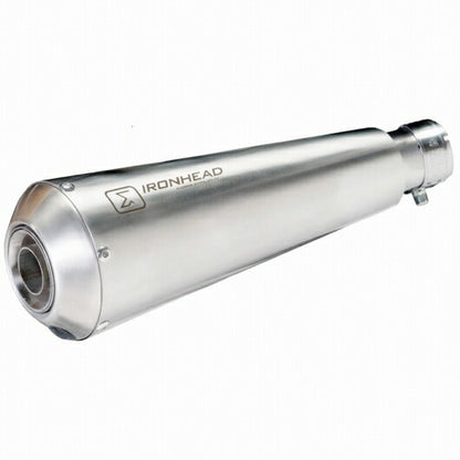 IRONHEAD アイアンヘッド スリップオン マフラー OVC11SS マットポリッシュ 220 mm 1.2 kg 1本 BONNEVILLE T120