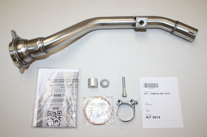IXIL Slip On Muffler 493mm Matte Polish SOVE Oval 125x100 mm WR125R '09-11 (DE07)