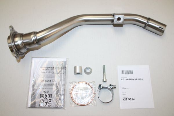 IXIL Slip-on Muffler 393mm Titanium VTI Oval 130x100mm WR125R '09-'16
