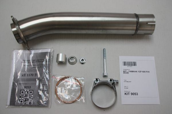 IXIL(イクシル) スリップオンマフラー 393mm チタン VTI オーバル 130×100mm YZF600 R-6 '03-'08