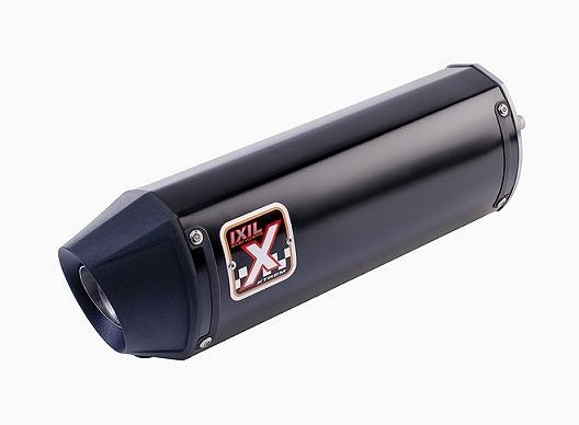 IXIL(イクシル) スリップオンマフラー 393mm ブラックHTペイント XOVS オーバル 130×100 mm YZF600 R-6 '03-08