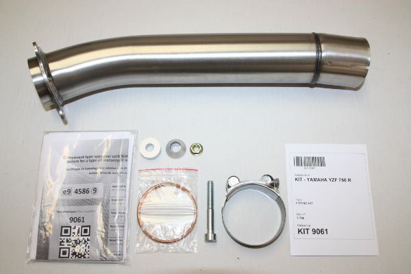 IXIL(イクシル) スリップオンマフラー 393mm チタン VTI オーバル 130×100mm YZF750R