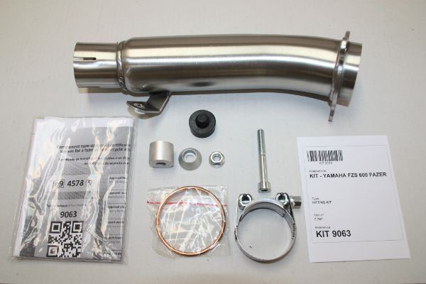 IXIL(イクシル) スリップオンマフラー 393mm チタン VTI オーバル 130×100 mm FZS600 FAZER '98-'03