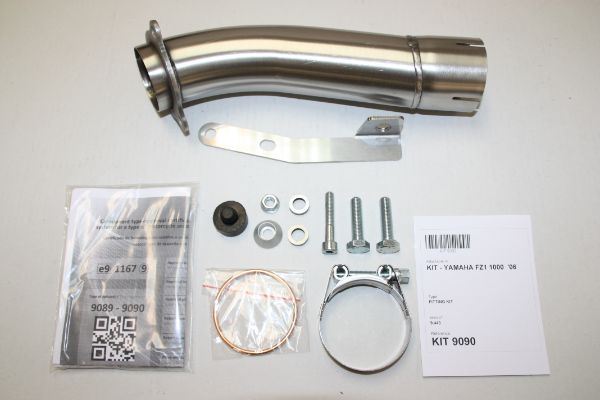 IXIL(イクシル) スリップオンマフラー 393mm チタン VTI オーバル 130×100 mm FZ-1 '06-'14