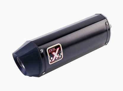 IXIL Full Exhaust System 393mm Black HT Paint XOVS Oval 130x100mm FZ-1 '06-11