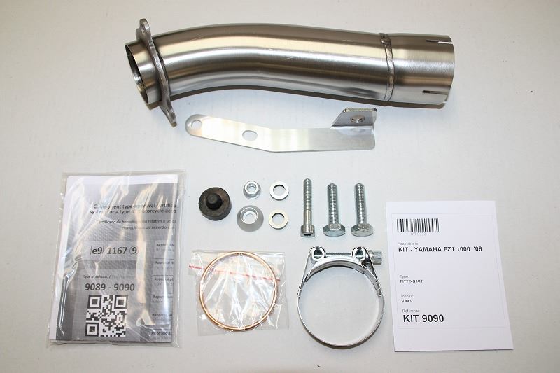 IXIL Full Exhaust System 393mm Black HT Paint XOVS Oval 130x100mm FZ-1 '06-11