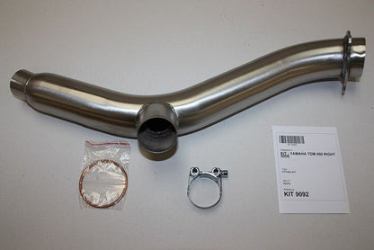 IXIL Slip-On Exhaust Dual Black HT Paint XOVC Oval 130x100 mm TDM 850 (3VD.4TX)