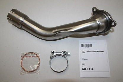 IXIL Slip-On Exhaust Dual Black HT Paint XOVC Oval 130x100 mm TDM 850 (3VD.4TX)