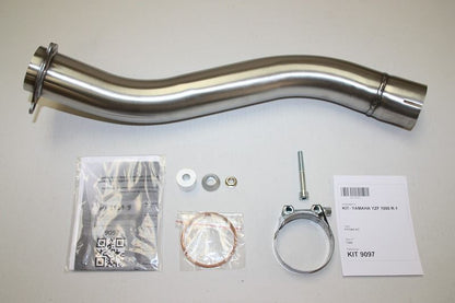 IXIL(イクシル) スリップオンマフラー 493mm マットポリッシュ SOVE オーバル 125×100 mm YZF1000 R-1 '02-03 (RN09)