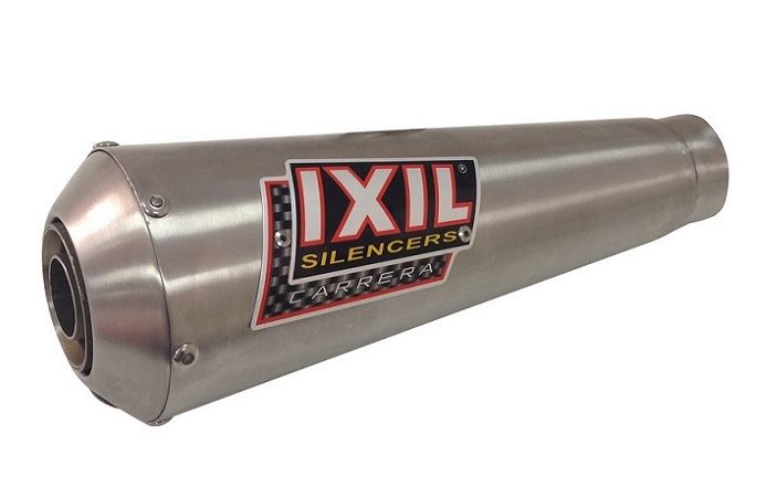 IXIL(イクシル) フルEXマフラー メガホン スタンダード 360mm シルバー OVC11B 円錐形 エキサイター150