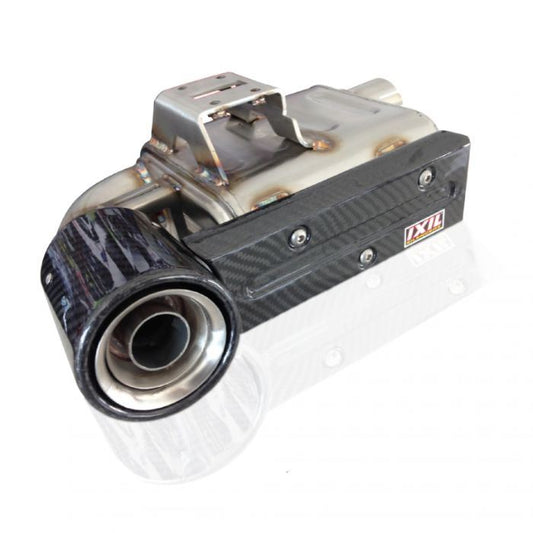 IXIL(イクシル) フルEXマフラー 347mm カーボンファイバー SX1 スーパーエクストリーム ニンジャ650 2017