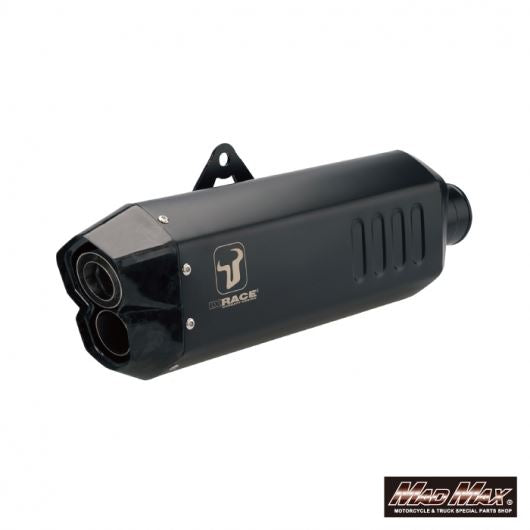 IXRACE スリップオンマフラー 580mm ブラックHTペイント TTB Hexoval 150×120mm R1200GS '16-'17/R1250GS '18-'20