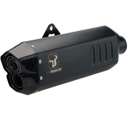 IXRACE フルエキマフラー 580mm ブラックHTペイント TTB Hexoval 150×120mm T-マックス560 2022〜2023年式