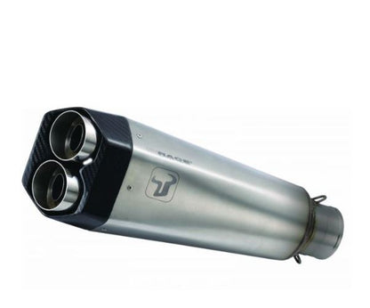 IXRACEフルエキマフラー 375mm マットポリッシュ M9 ヘキサゴン デュアルエンド アプリリア BYQ150T-SF/SR