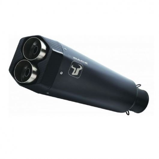 IXRACE スリップオンマフラー 375mm マットブラック M9B ヘキサゴン デュアルエンド CF MOTO NK 800 2022