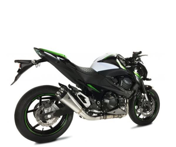 IXRACE スリップオンマフラー 375mm マットポリッシュ M9 ヘキサゴン デュアルエンド Z800 e '13-'16