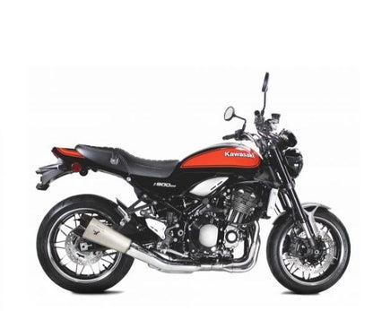 IXRACE スリップオンマフラー 375mm マットポリッシュ M10 ヘキサゴン デュアルエンド Z900RS 2018