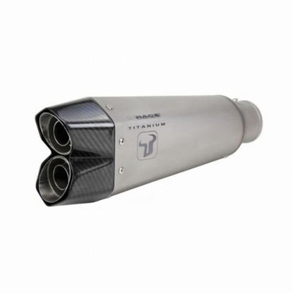 IXRACE Full EX Exhaust 375 mm Matte Polish M10 Hexagon Dual End VESPA GTS 150