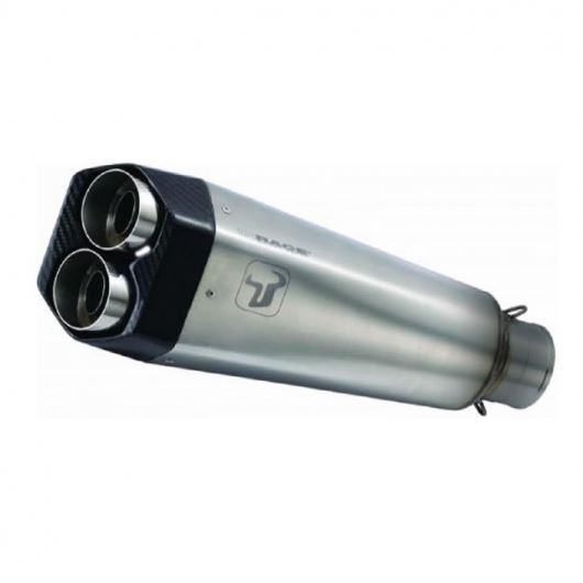 IXRACE スリップオンマフラー 375mm マットポリッシュ M9 ヘキサゴン デュアルエンド ハーレーダビッドソン X350