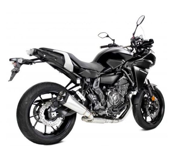 IXRACE フルEXマフラー 375 mm マットポリッシュ M9 ヘキサゴン デュアルエンド トレーサー700 '17-'18