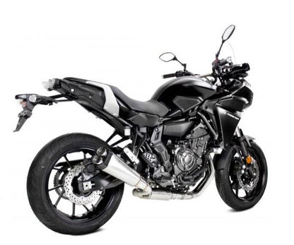 IXRACE フルEXマフラー 375 mm マットポリッシュ M9 ヘキサゴン デュアルエンド トレーサー700 '17-'18