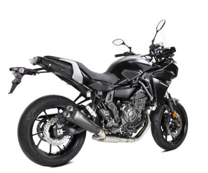 IXRACE フルEXマフラー 375 mm マットブラック M9B ヘキサゴン デュアルエンド トレーサー700 '17-'18