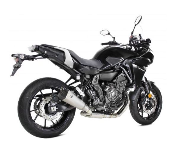 IXRACE フルEXマフラー 375 mm マットポリッシュ M10 ヘキサゴン デュアルエンド トレーサー700 '17-'18