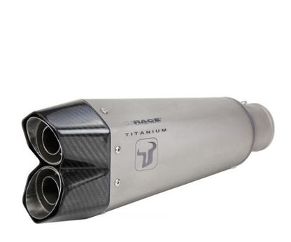 IXRACE フルEXマフラー 375 mm マットポリッシュ M10 ヘキサゴン デュアルエンド MT-09 '13-'18/XSR900 '16-'18