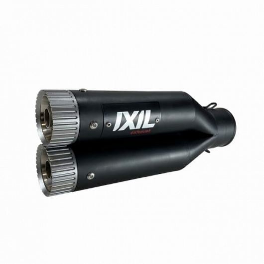 IXIL(イクシル) フルEXマフラー 289mm ブラックHTペイント L3NB デュアルラウンド 60mm PCX125-150 2021
