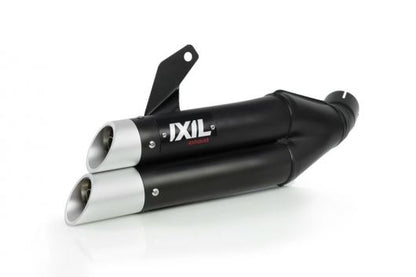 IXIL(イクシル) スリップオンマフラー 430mm ブラックHTペイント L3XB デュアルラウンド 50mm CMX500 レブル