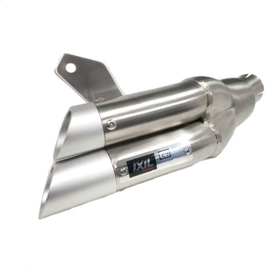 IXIL(イクシル) スリップオンマフラー 305mm マットポリッシュ L2X デュアルラウンド 45mm CB1000R '08-'16