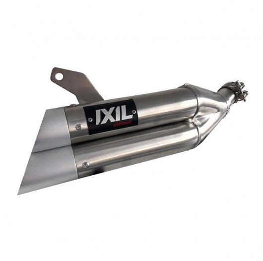 IXIL(イクシル) フルエキマフラー ハイパーロー 430mm マットポリッシュ L3X デュアルラウンド 50mm Z650/ニンジャ650 2023