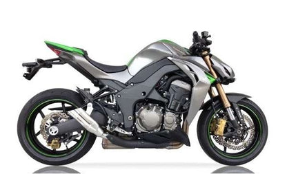 IXIL(イクシル) スリップオンマフラー 左右2本出し 305mm マットポリッシュ L2X デュアルラウンド 45mm Z1000 10-13 (ZR1000D)