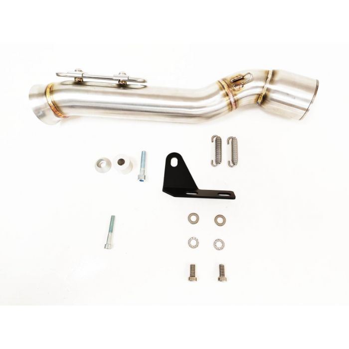 IXIL(イクシル) スリップオンマフラー 289mm ブラックHTペイント L3N デュアルラウンド 60mm デューク790 アドベンチャー 19-20