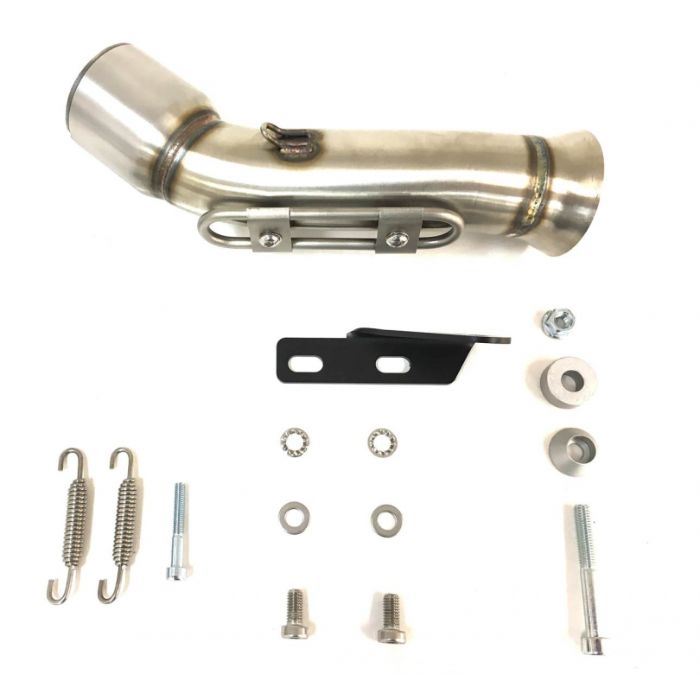 IXIL(イクシル) スリップオンマフラー 289mm ブラックHTペイント L3N デュアルラウンド 60mm デューク790 (KMT790) 18-19