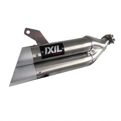 IXIL(イクシル) スリップオンマフラー ハイパーロー 430mm マットポリッシュ L3X デュアルラウンド 50mm ハーレーダビッドソン X350