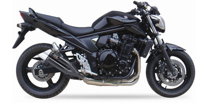 IXIL(イクシル) スリップオンマフラー 430mm ブラックHTペイント L3X デュアルラウンド 50mm GSX650F GSX1250N GSF1250N バンディット