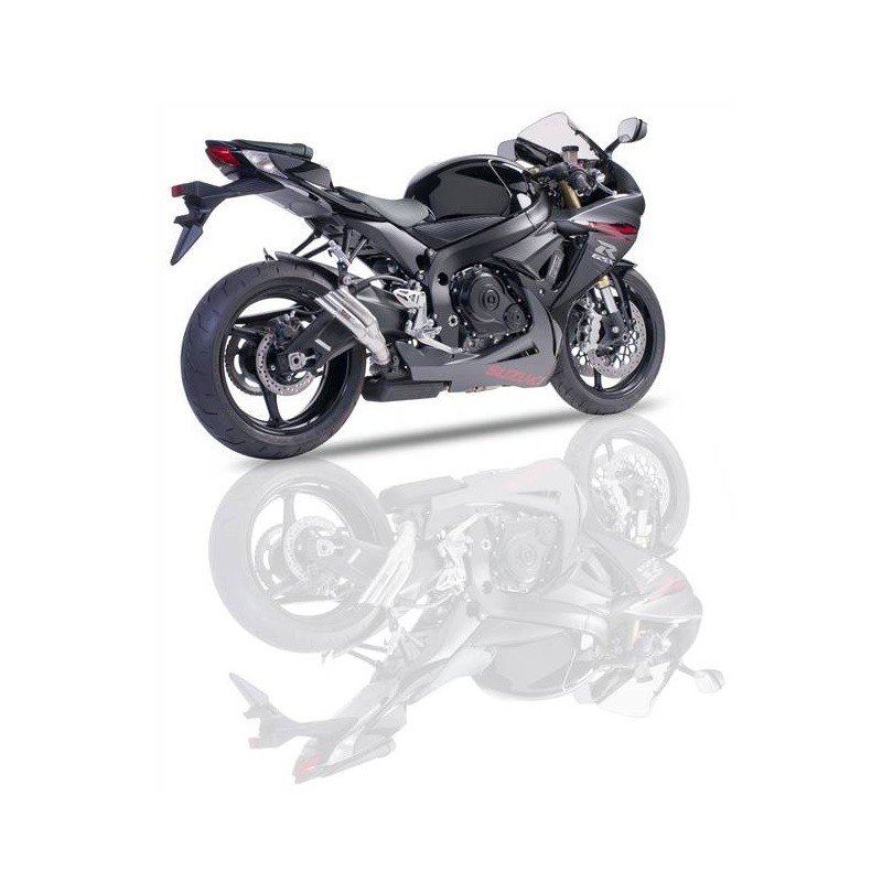 IXIL(イクシル) スリップオンマフラー 185mm マットポリッシュ L2X ラウンド 45mm GSX600R '11-15