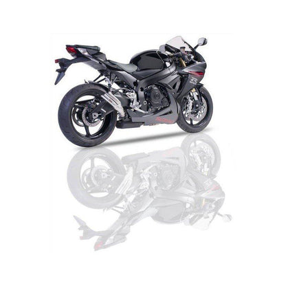 IXIL(イクシル) スリップオンマフラー 185mm マットポリッシュ L2X ラウンド 45mm GSX600R '11-15