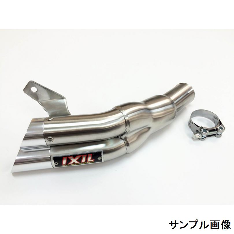 IXIL(イクシル) スリップオンマフラー 305mm マットポリッシュ L2X デュアルラウンド 45mm GSX600R GSX750R '11-15
