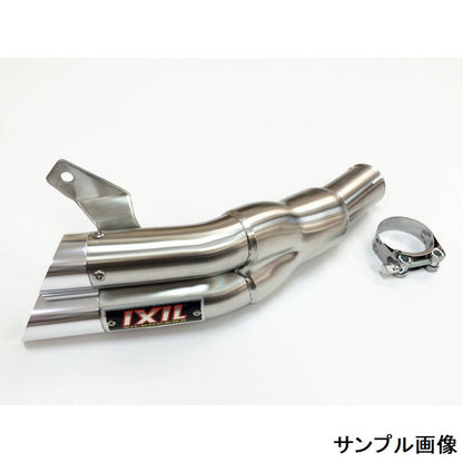 IXIL(イクシル) スリップオンマフラー 305mm マットポリッシュ L2X デュアルラウンド 45mm GSX600R GSX750R '11-15
