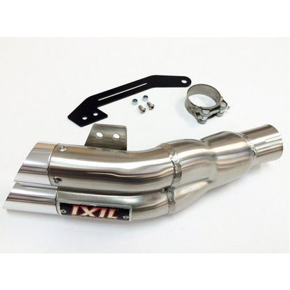 IXIL(イクシル) スリップオンマフラー 185mm マットポリッシュ L2X ラウンド 45mm GSX600R '08-10