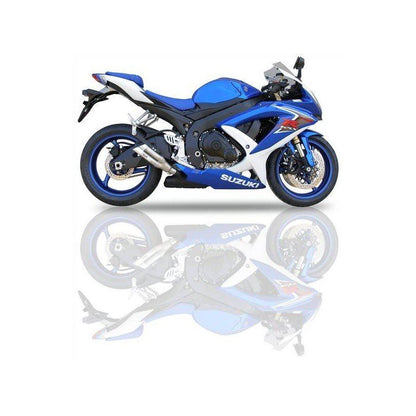 IXIL(イクシル) スリップオンマフラー 185mm マットポリッシュ L2X ラウンド 45mm GSX600R '08-10