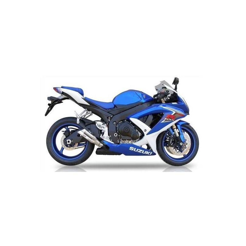 IXIL(イクシル) スリップオンマフラー 305mm マットポリッシュ L2X デュアルラウンド 45mm GSX600R GSX750R '08-10