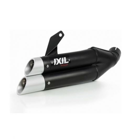 IXIL(イクシル) フルエキマフラー ハイパーロー 430mm ブラックHTペイント L3XB デュアルラウンド 50mm MT-09 '21-23
