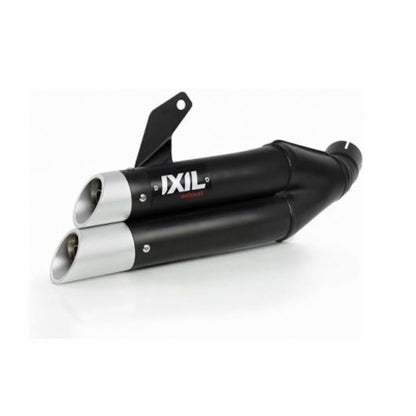 IXIL(イクシル) フルエキマフラー ハイパーロー 430mm ブラックHTペイント L3XB デュアルラウンド 50mm MT-09 '21-23
