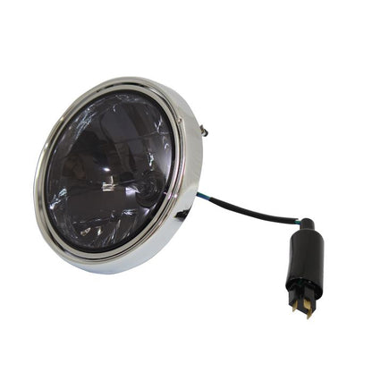 φ180 Multi-reflector Headlight, Smoked Lens for Kawasaki Models