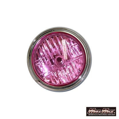 φ180 Multi-Reflector Headlight, Pink Lens, for Kawasaki models